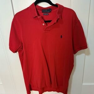 Polo by Ralph Lauren Men's Classic Red Polo Shirt